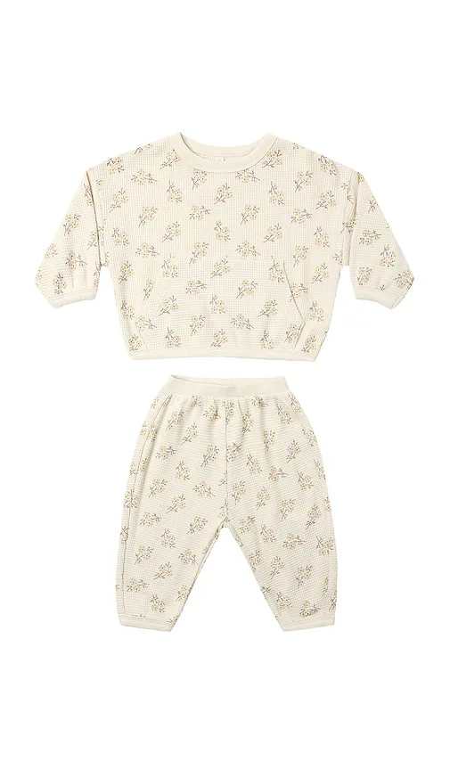 Waffle Slouch Set by QUINCY MAE