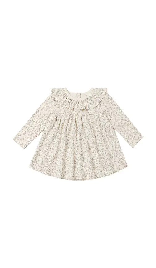 Ruffle Collar Jersey Dress by QUINCY MAE