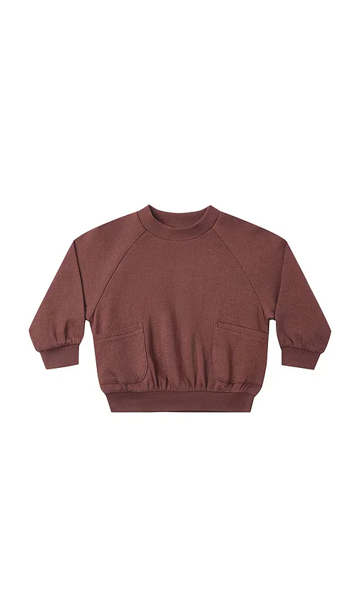 Pocket Sweatshirt by QUINCY MAE