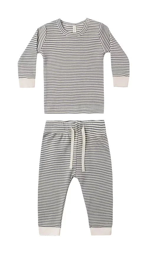 Waffle Top + Pant Set by QUINCY MAE