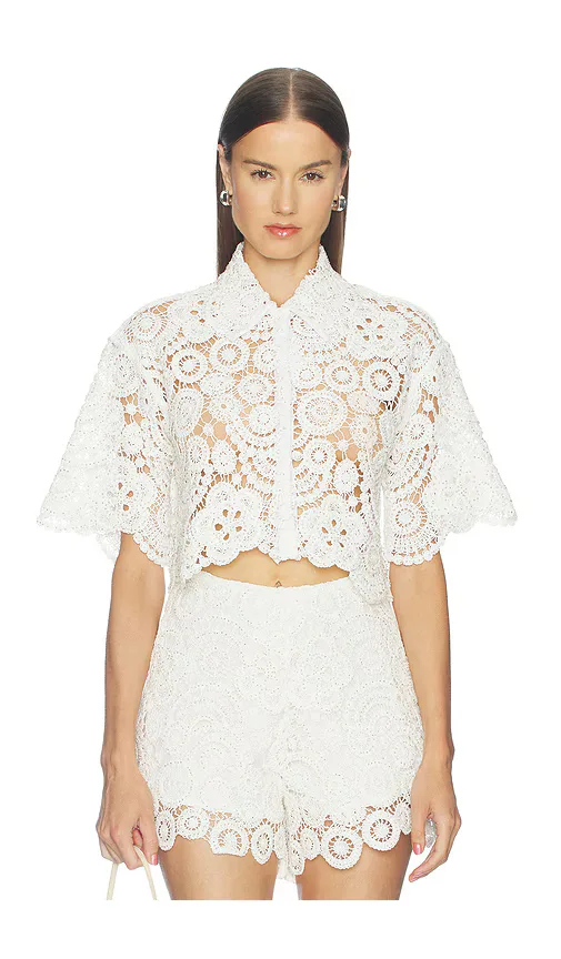 Gal Embroidery Top by PatBO