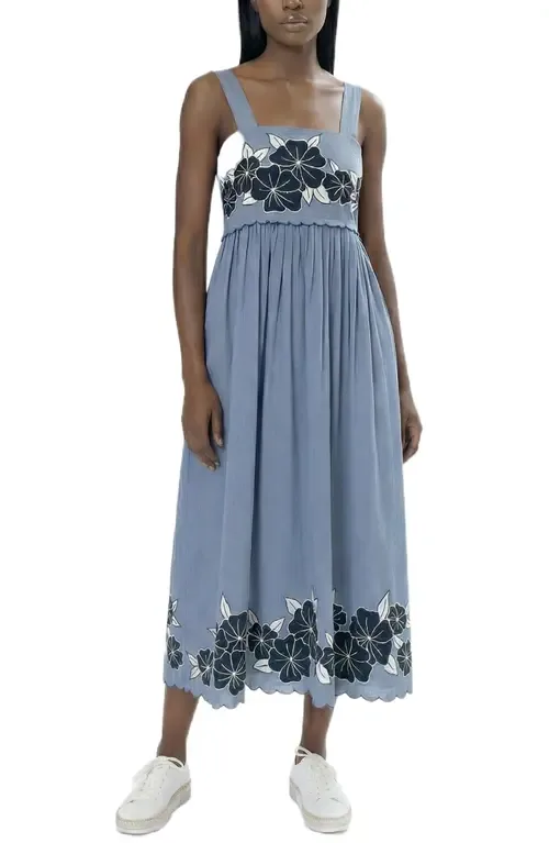 Sindhu Dress in Chambray by AREA STARS