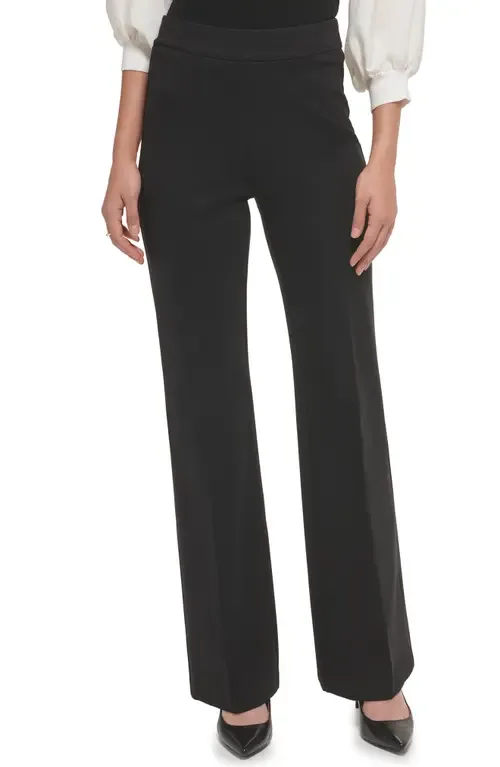 Flare Hem Ponte Pants by DKNY