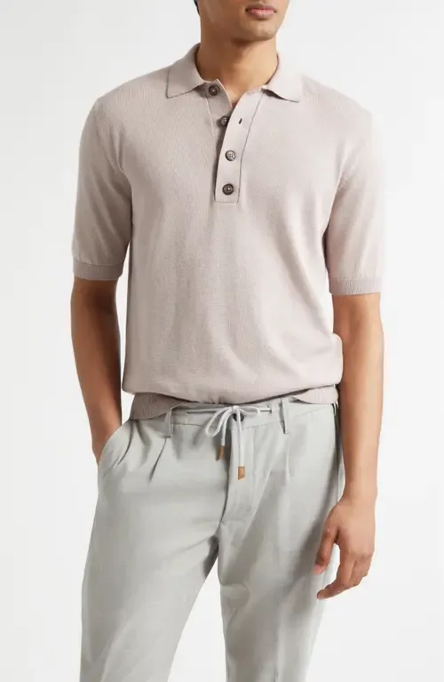 Cotton & Cashmere Polo by Eleventy
