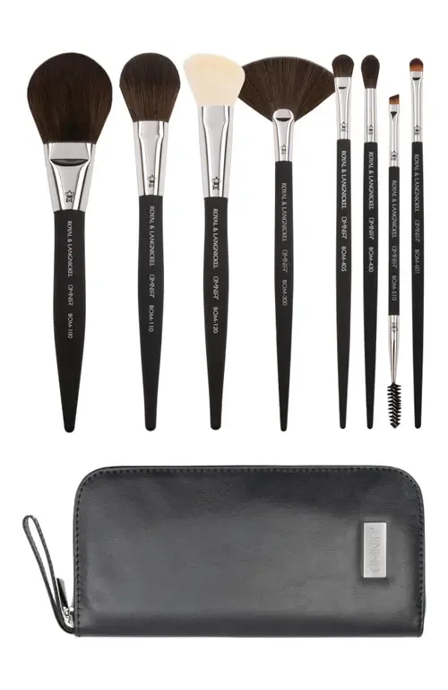 Pro Travel 8pc Makeup Brush Set by OMNIA Brush