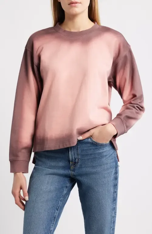 Spot Dye Terry Sweatshirt