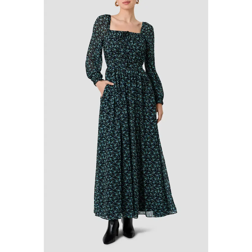Marina Floral Chiffon Maxi Dress by French Connection