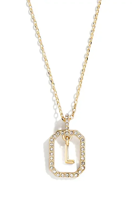 Alicia Initial Pendant Necklace by BaubleBar