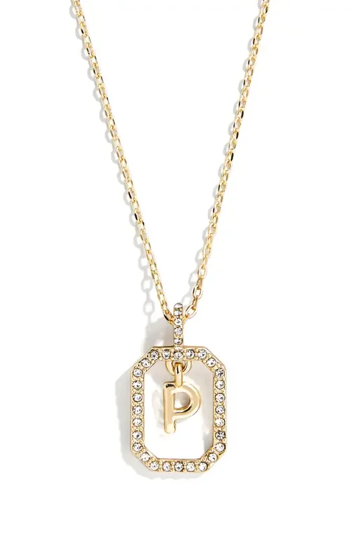 Alicia Initial Pendant Necklace