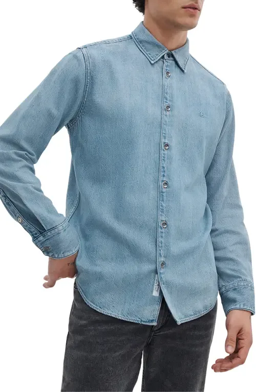 Tomlin Trim Fit Denim Button-Up Shirt by rag & bone