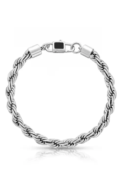 Classic Silver Rope Bracelet by Mr. Ettika