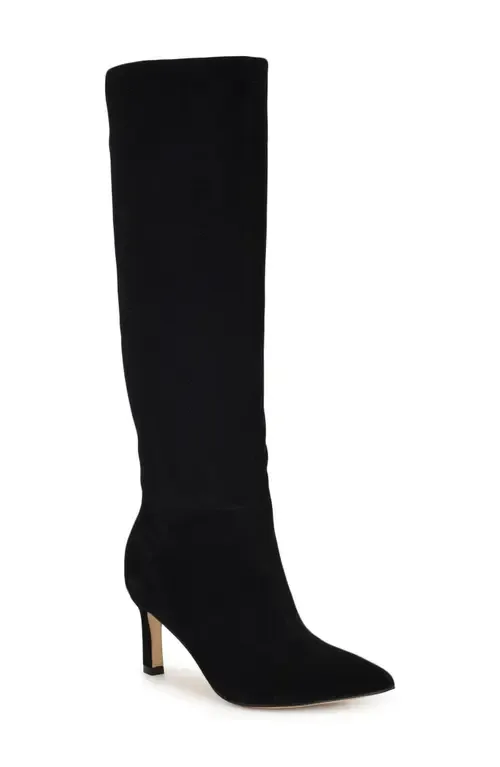 Lorthey Pointed Toe Knee High Boot