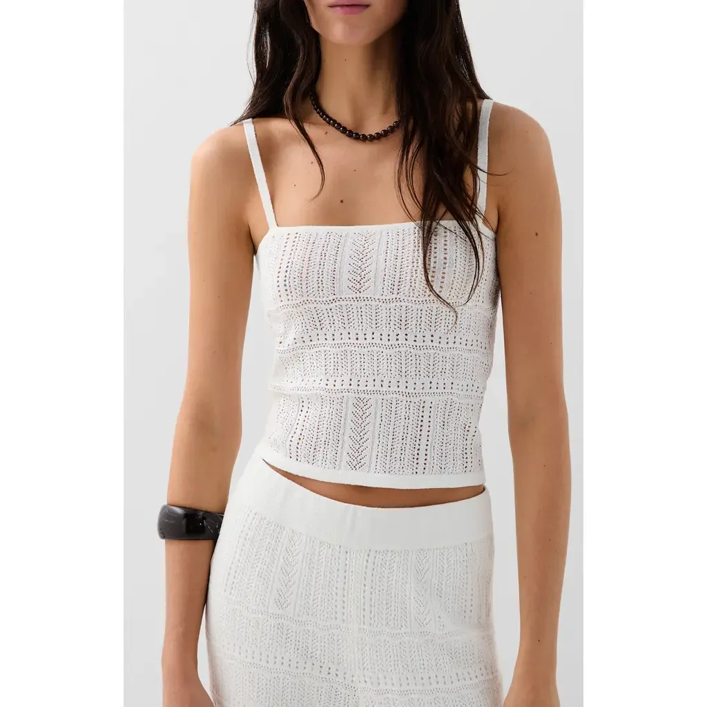 Pointelle Top