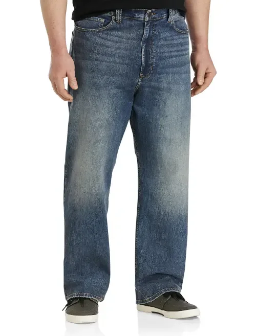 Loose Fit Jeans by True Nation by DXL