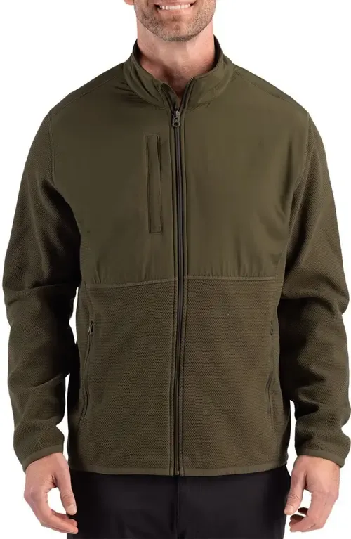 Hunts Point Epic Comfort Mixed Media Jacket by CBUK by Cutter & Buck