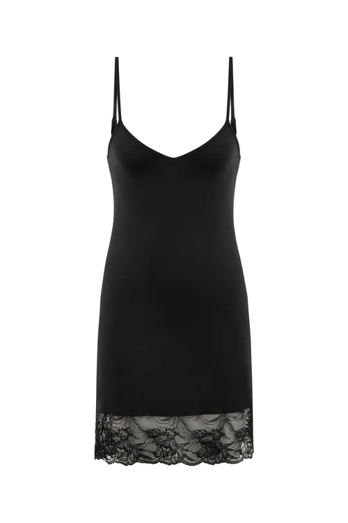 Modal Lace Nightdress by Mers Silk