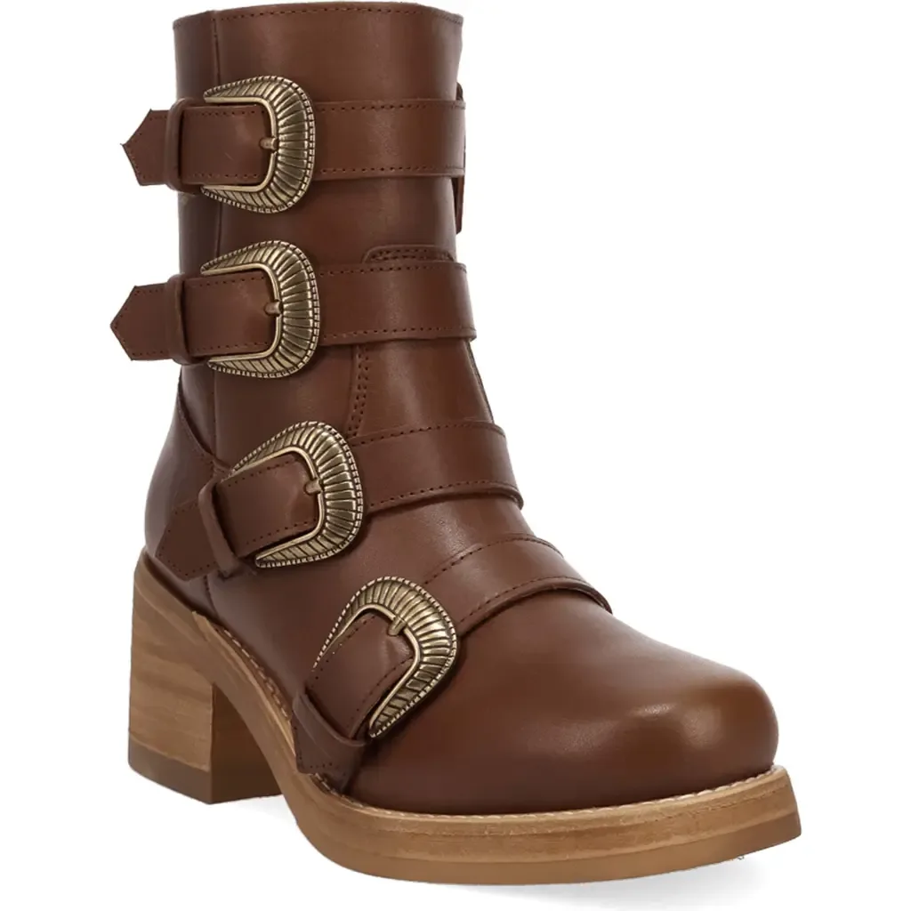 Topanga Buckle Strap Bootie
