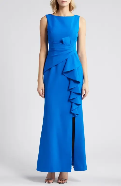 Ruffle Front Gown by Eliza J