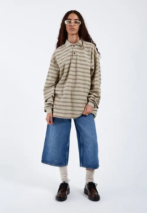Dace Mid Wide Capri Jeans by Dr. Denim