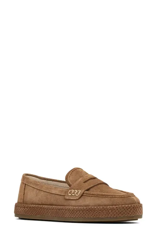 Genova Platform Loafer by Donald Pliner