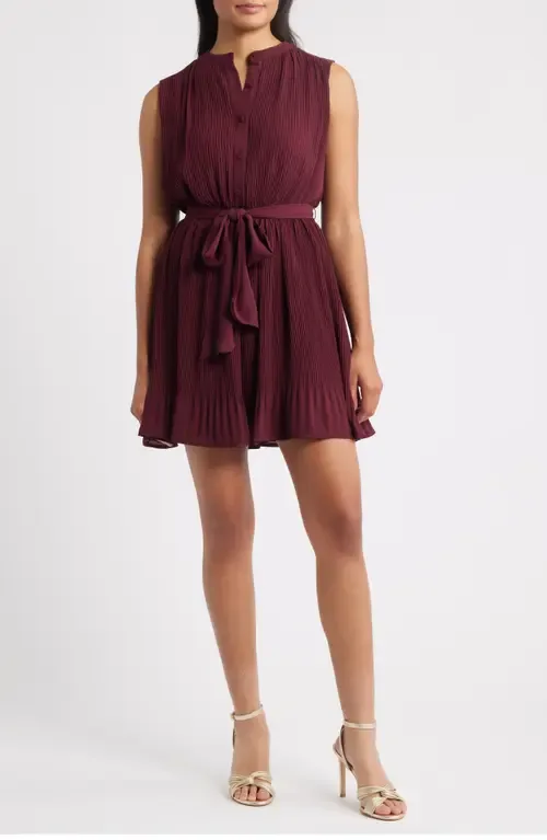 Pleated Minidress by Sam Edelman