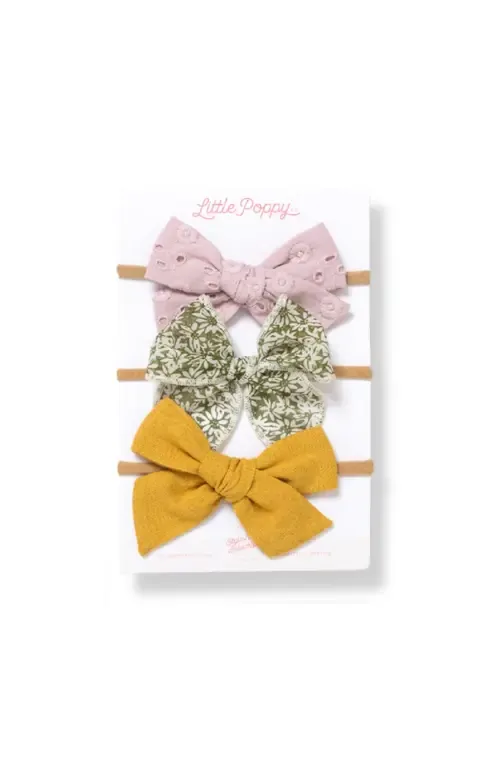 Headband Bow Set by Little Poppy Co