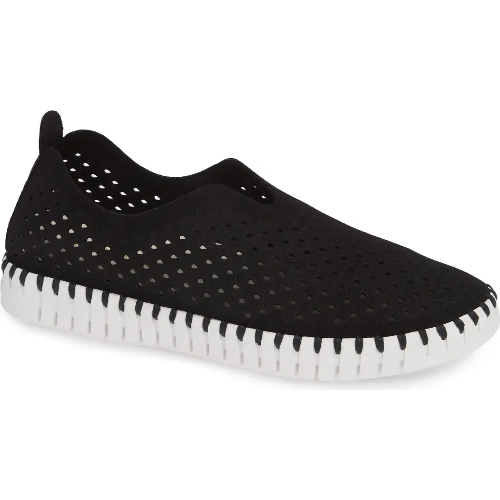 Tulip 139 Perforated Slip-On Sneaker by Ilse Jacobsen
