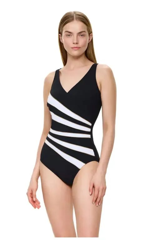 Luxe Allure Surplice One Piece by Gottex