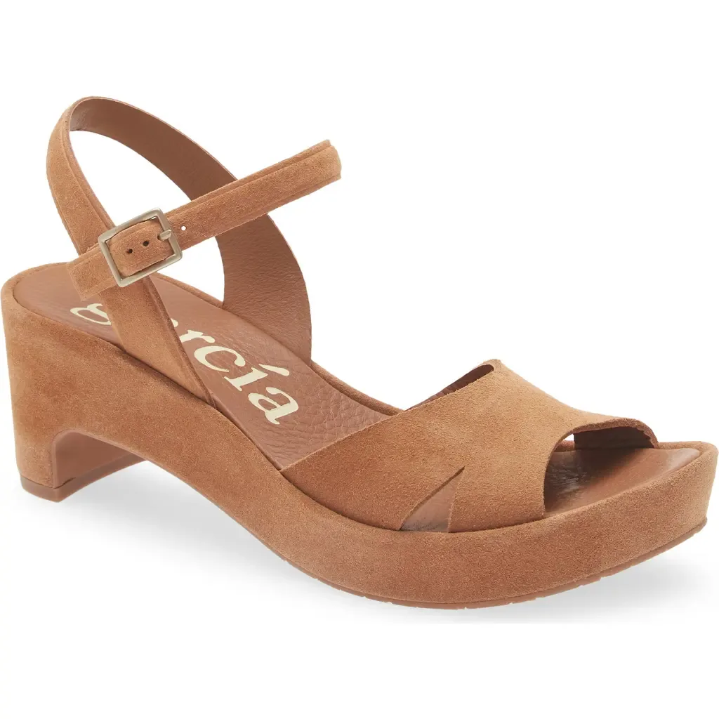 Dido Suede Ankle Strap Sandal by Pedro Garcia