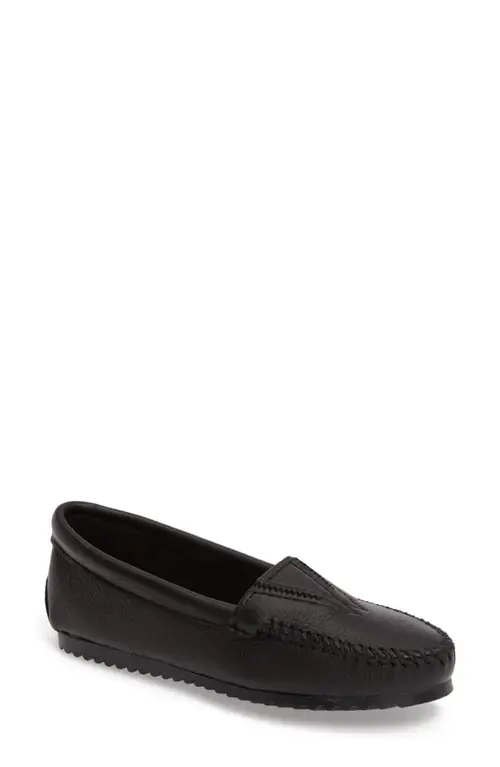 Leather Driving Shoe by Minnetonka