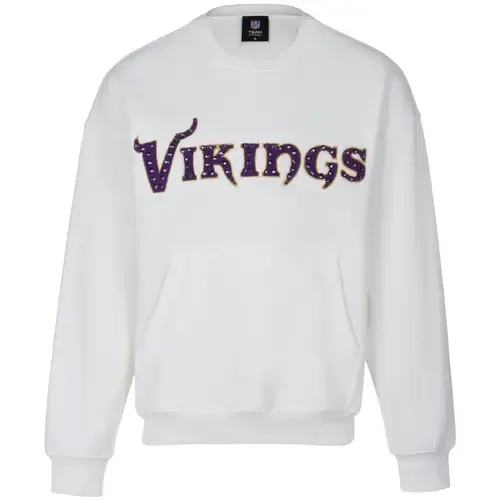 Cuce Minnesota Vikings Chenille Jeweled Sweatshirt by CUCE