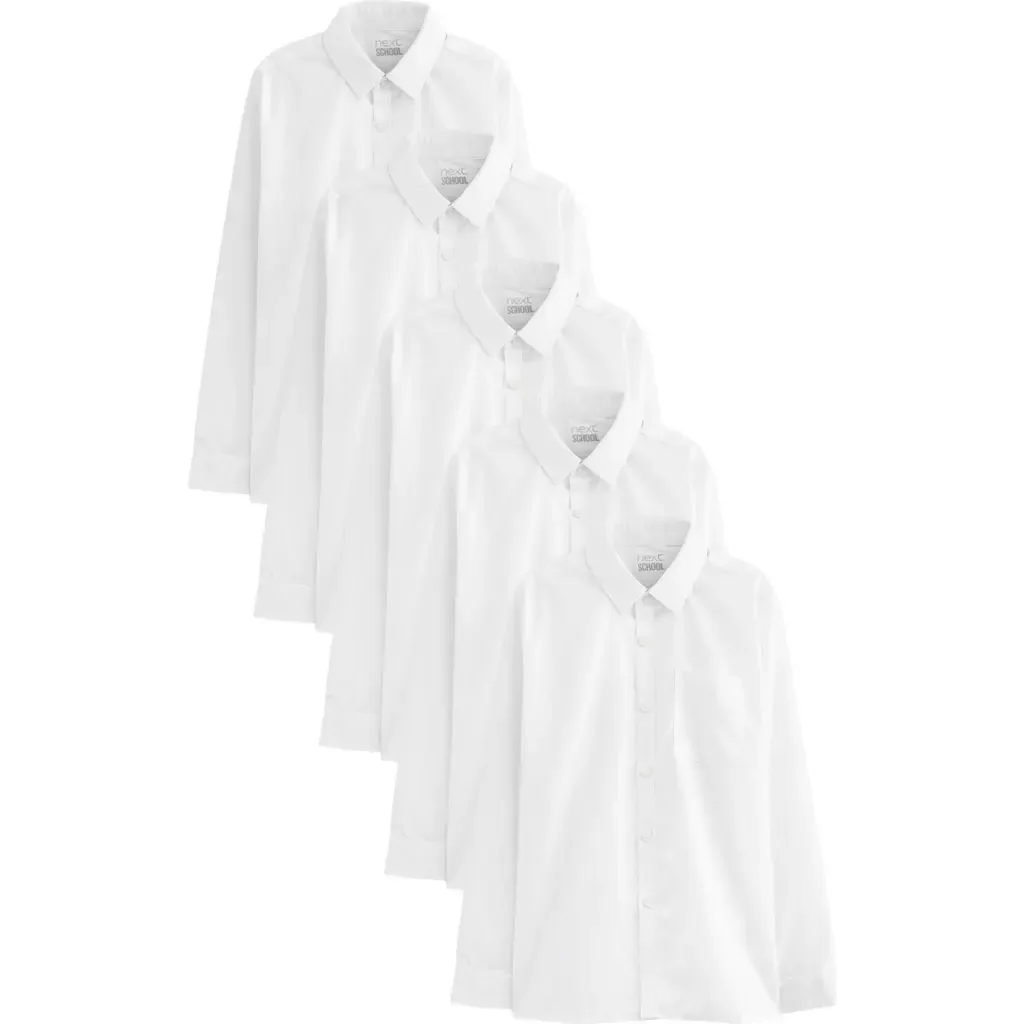 5-Pack Uniform Button-Up Shirts by NEXT