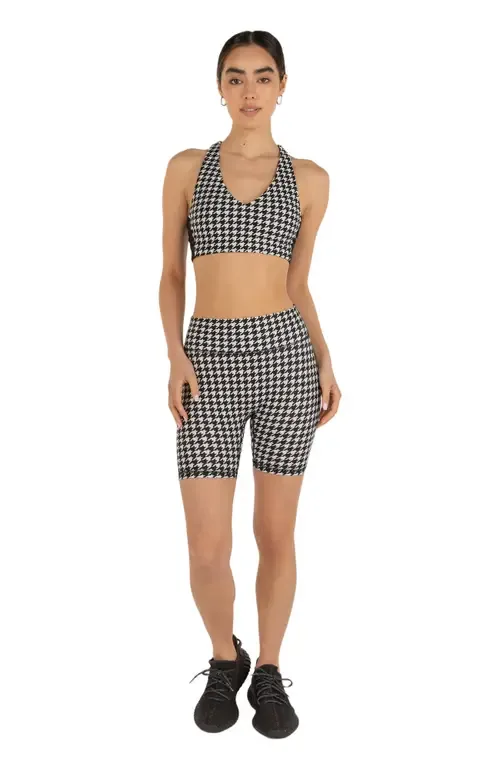 Hybrid Fleece Biker Shorts High Waist 6" by Rebody Active