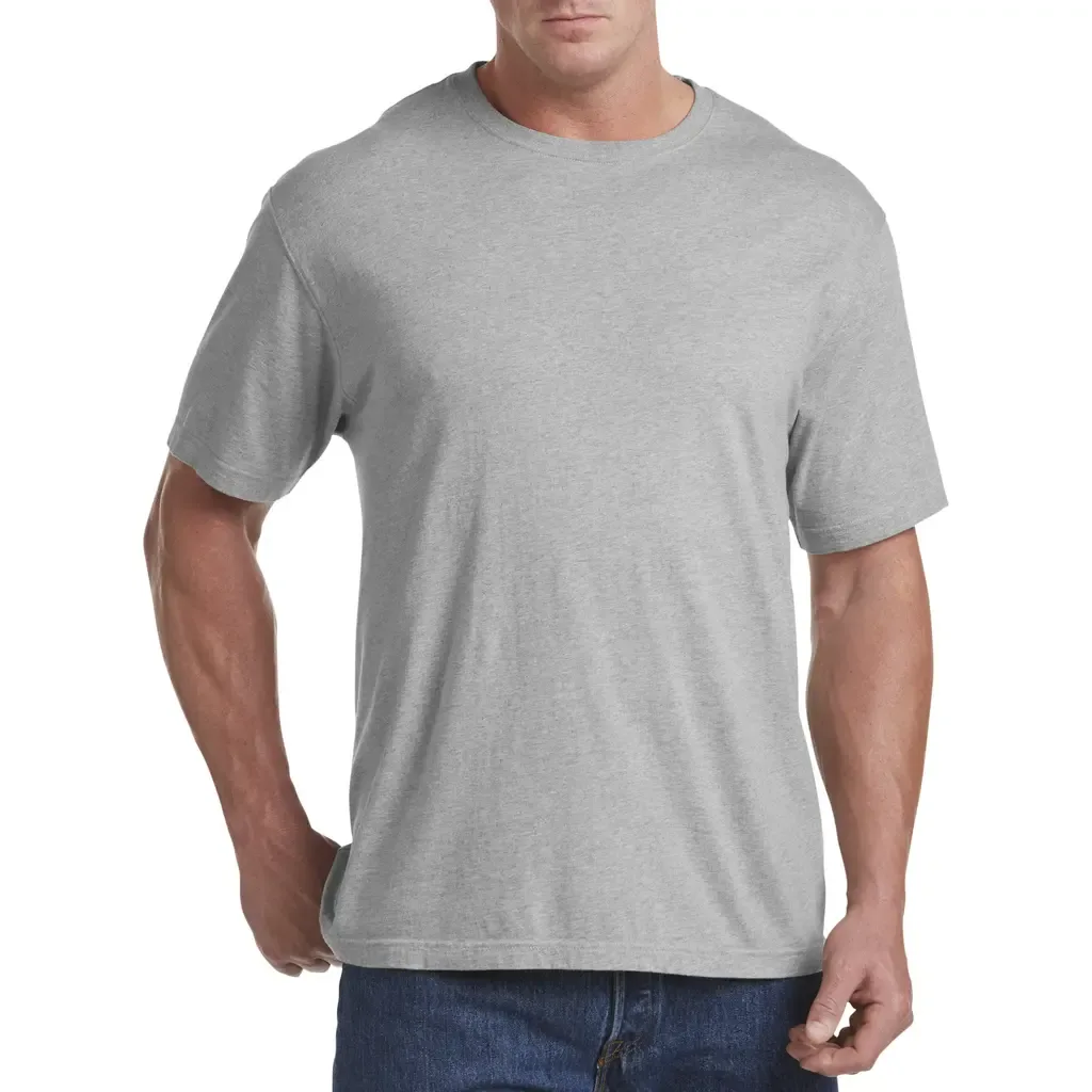 Moisture-Wicking Jersey T-Shirt by Harbor Bay by DXL