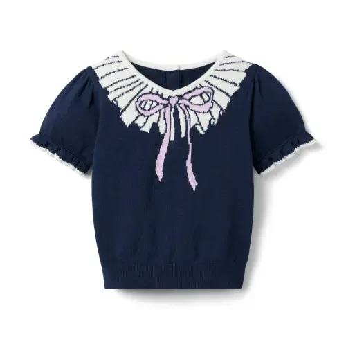 The Collar Sweater Top by Janie and Jack