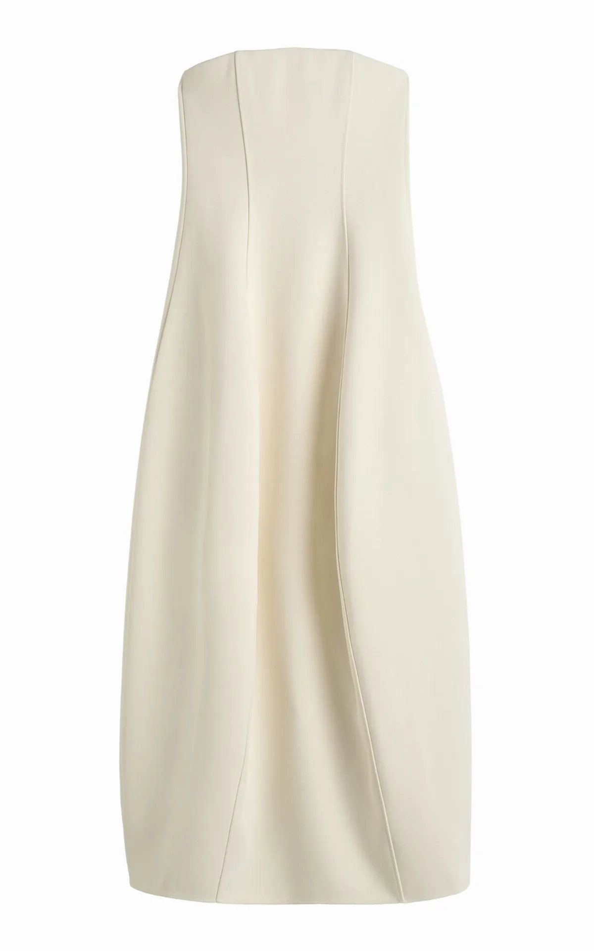 Strapless Balloon Crepe Mini Dress