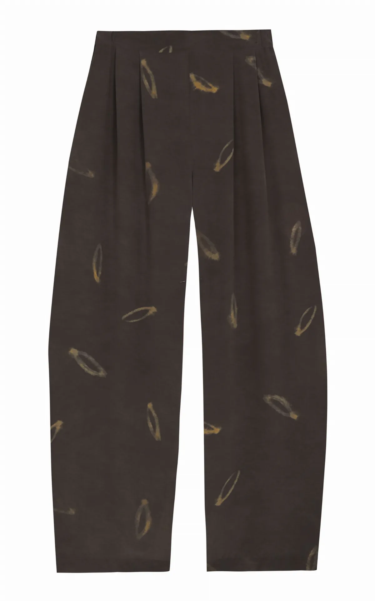 Thea Silk Straight Leg Pants by Cortana