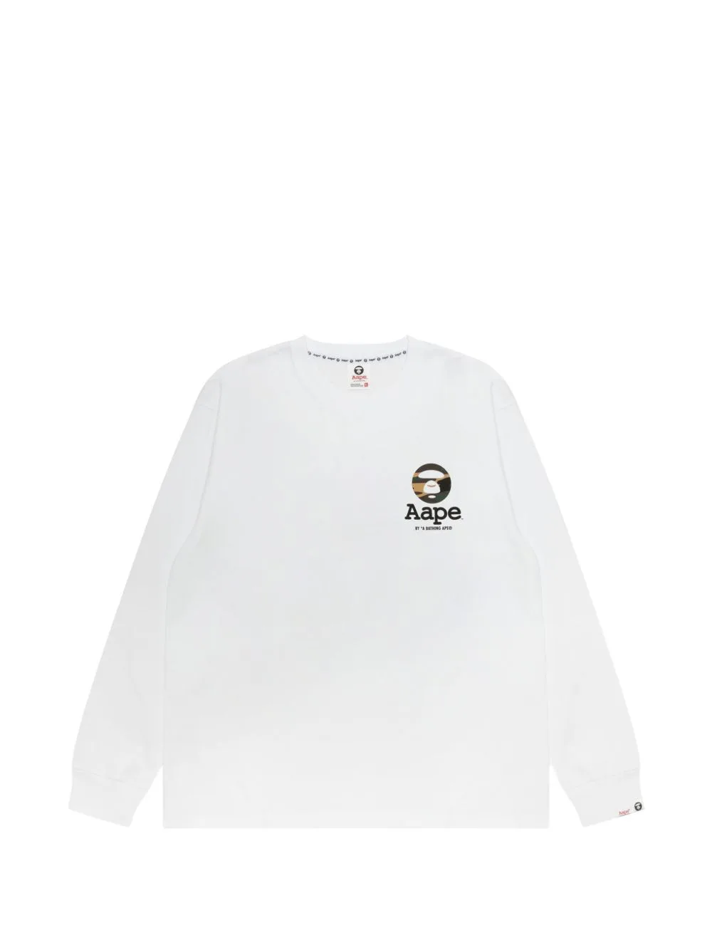 Camouflage-Print Logo-Print T-Shirt by AAPE BY *A BATHING APE®