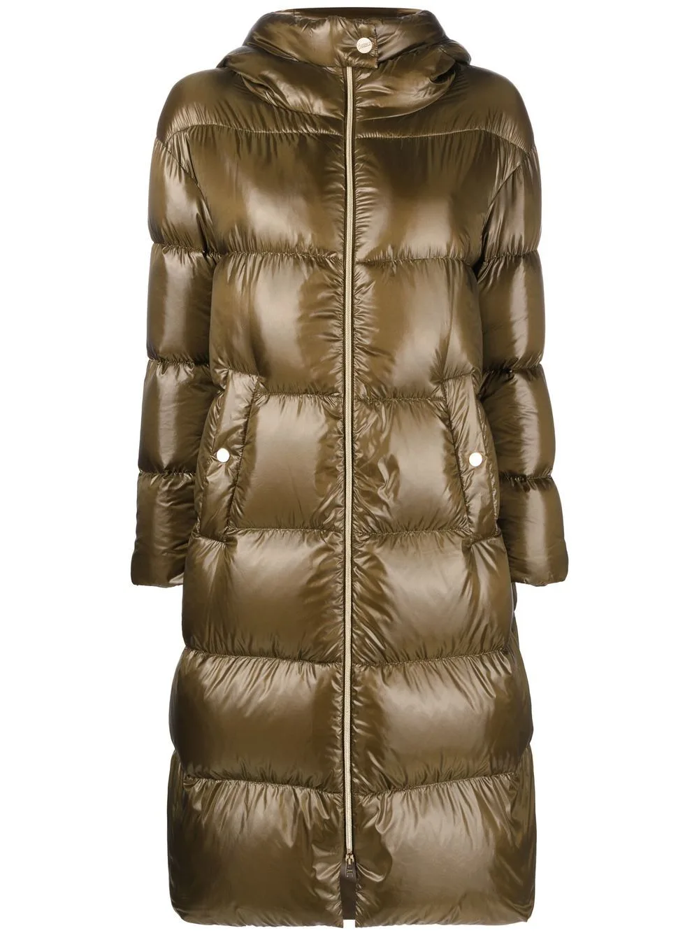 Quilted Padded Zipped Coat