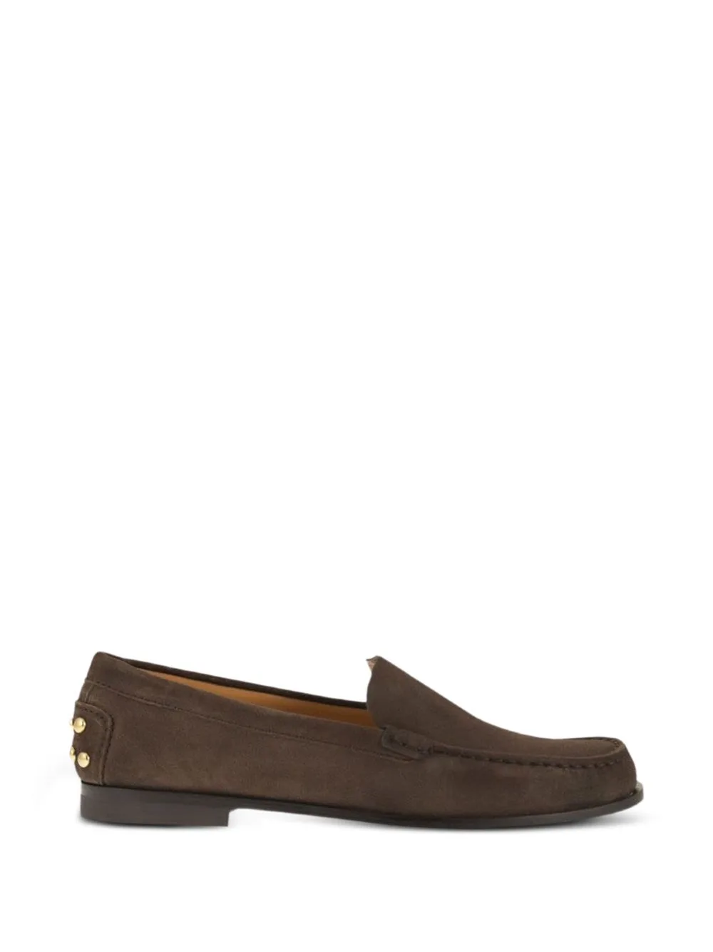 Stud-Embellished Suede Loafers by Tod's