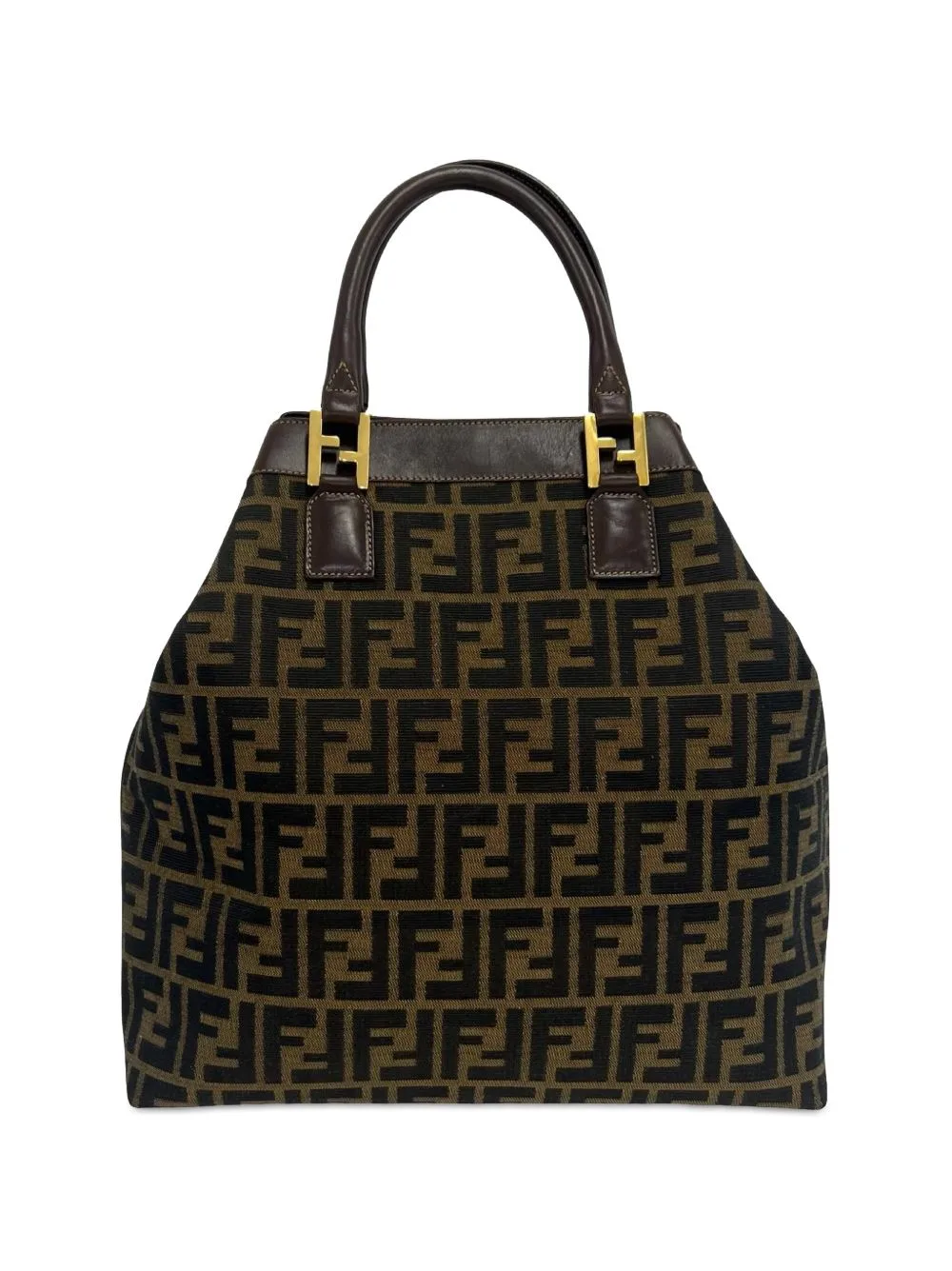 20th Century Zucca Canvas Tote Bag by Fendi Pre-Owned