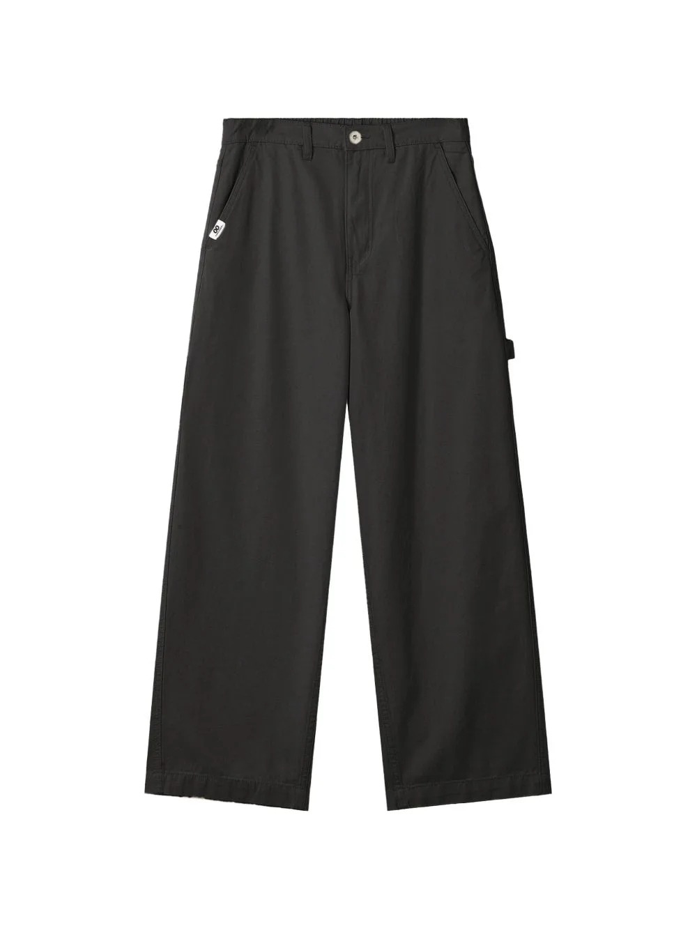Button-Up Straight-Leg Trousers by CHOCOOLATE
