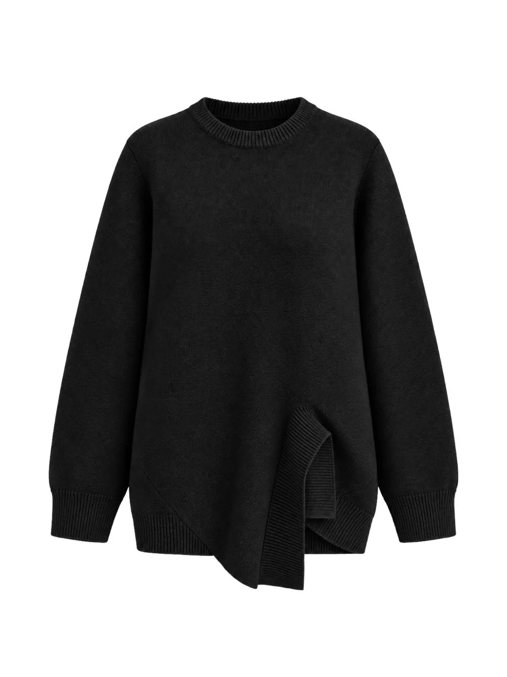Asymmetric Cashmere Knit