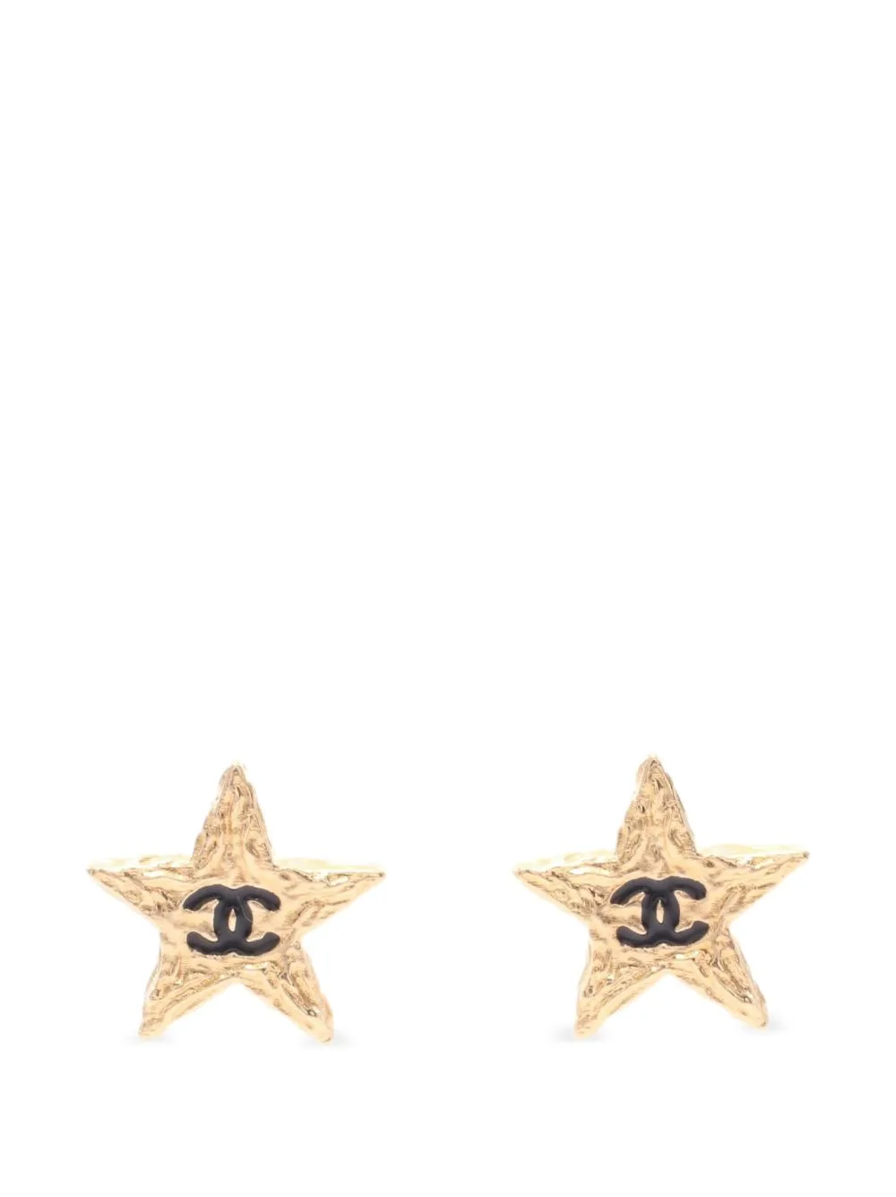 2024 CC Mark Star Earrings by CHANEL Pre-Owned