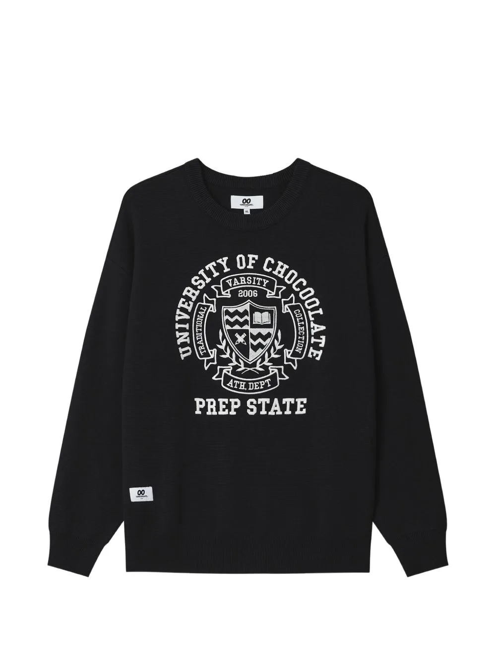 Logo-Print Crew-Neck Sweater by CHOCOOLATE