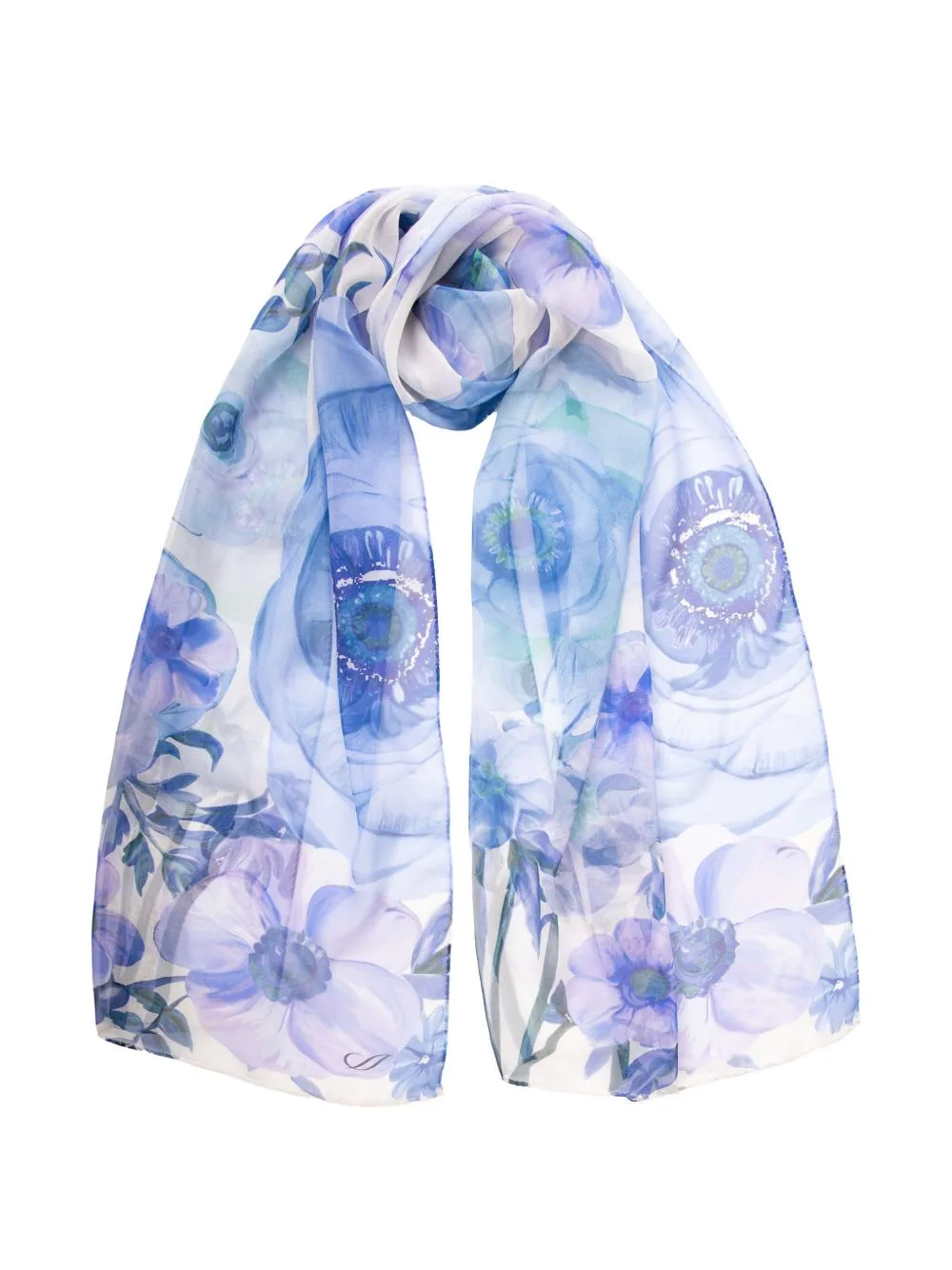 Campo De' Fiori Floral-Print Silk Scarf