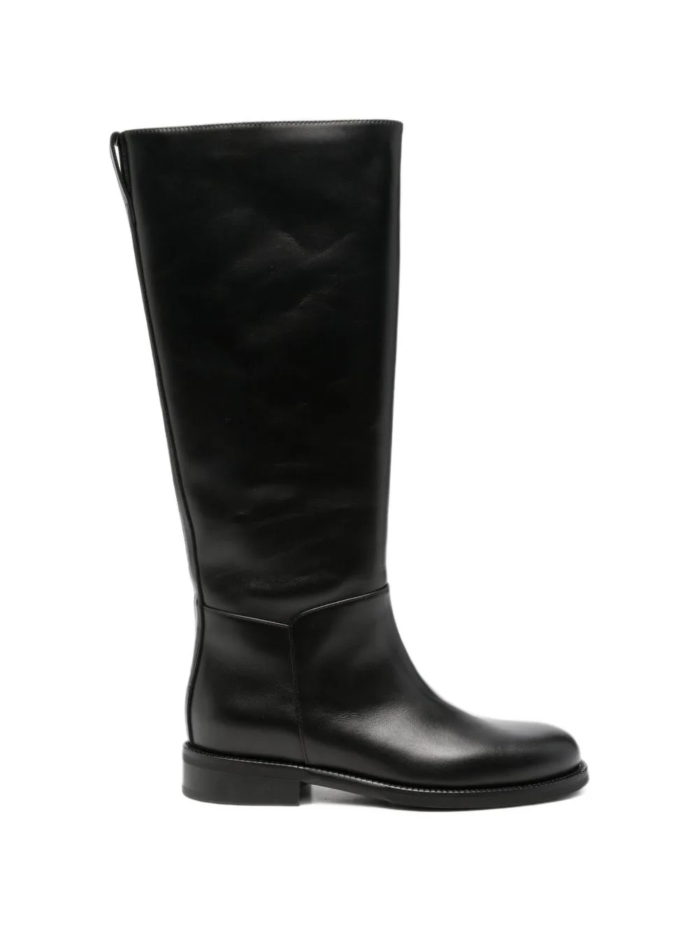 Leather Knee-High Boots