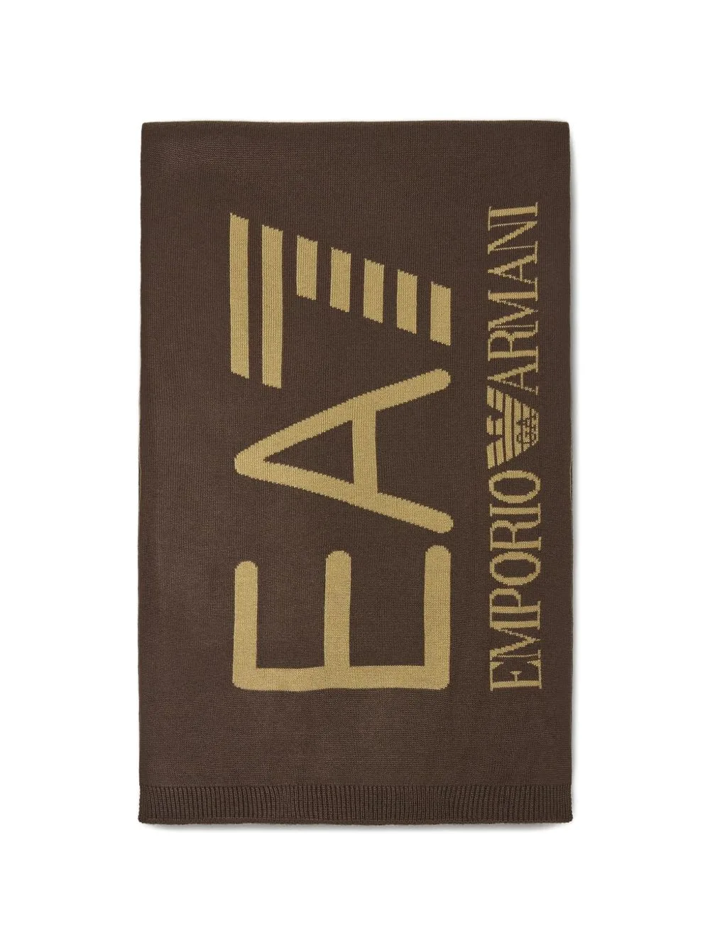 EA7 Logo-Intarsia Scarf by Ea7 Emporio Armani
