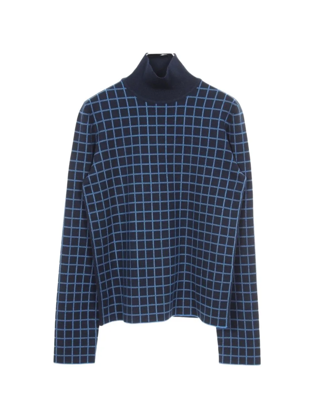 2010s Plaid Turtleneck Sweater by Hermès Pre-Owned