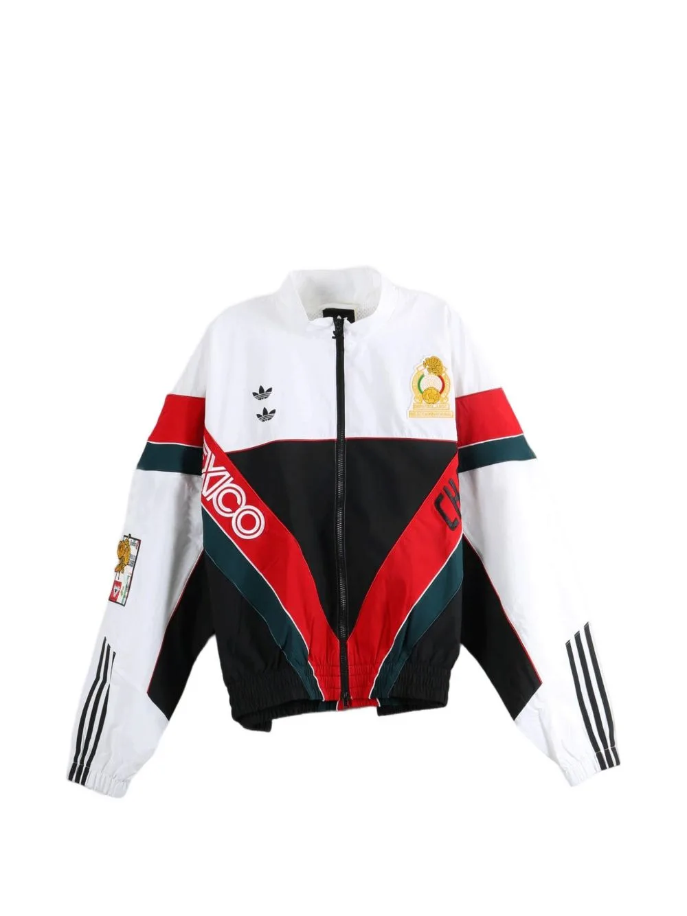 Adidas x Willy Chavarria CDM Colour-Block Logo-Patch Jacket by adidas